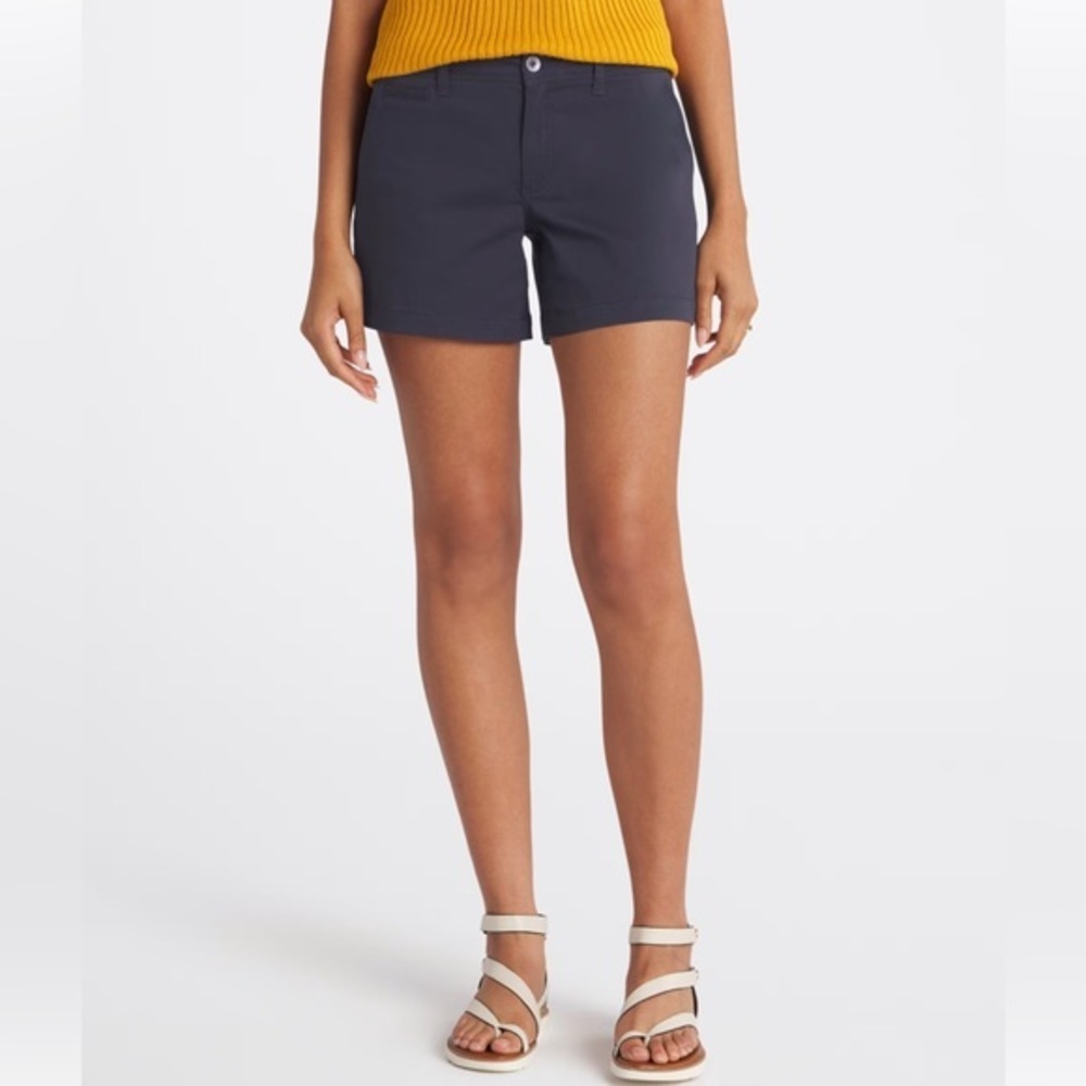 NEW…Market & Spruce Navy Blue Chino Shorts - Picture 3 of 4